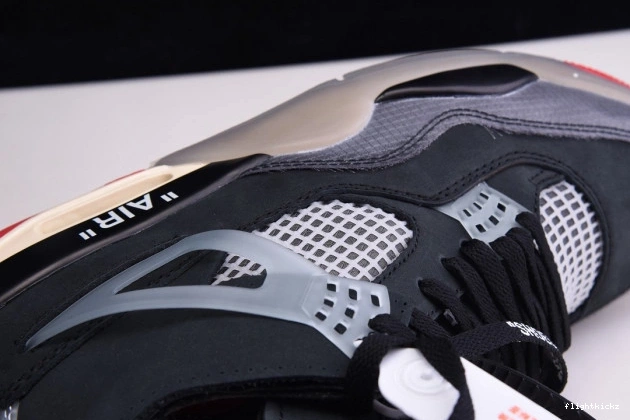 4 Off Bred White Air x Retro Jordan CV9388-001 1007